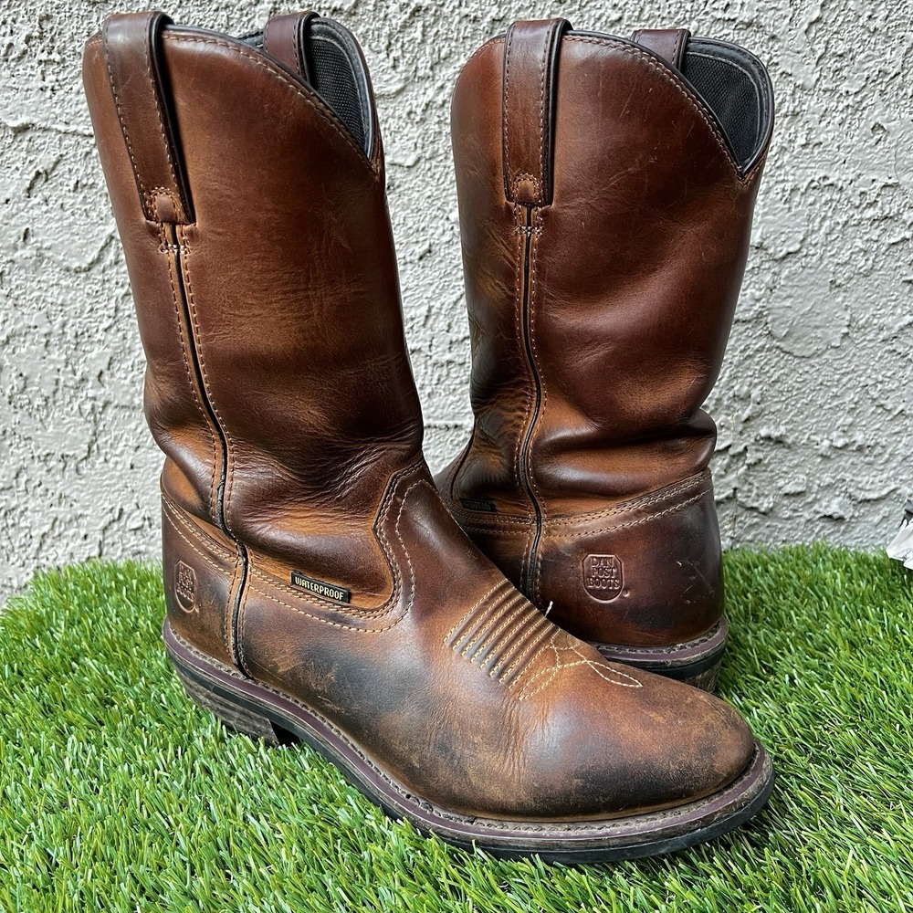 Dan Post Boots Men Size 10D Albuquerque Soft Toe Western Work WPF DP69681
